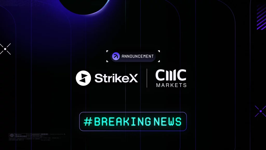 CMC Markets has taken a controlling 51% stake in StrikeX Technologies Ltd.